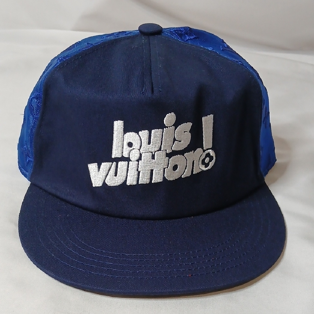 Louis Vuitton Navy and Royal Blue Hat